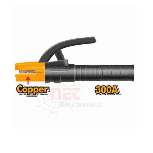 بنسة لحام 300 أمبير INGCO WAH3008 عالية الجودة للاستخدام الصناعي والاحترافيINGCO 300 Amp welding clamp WAH3008 for industrial welding applications