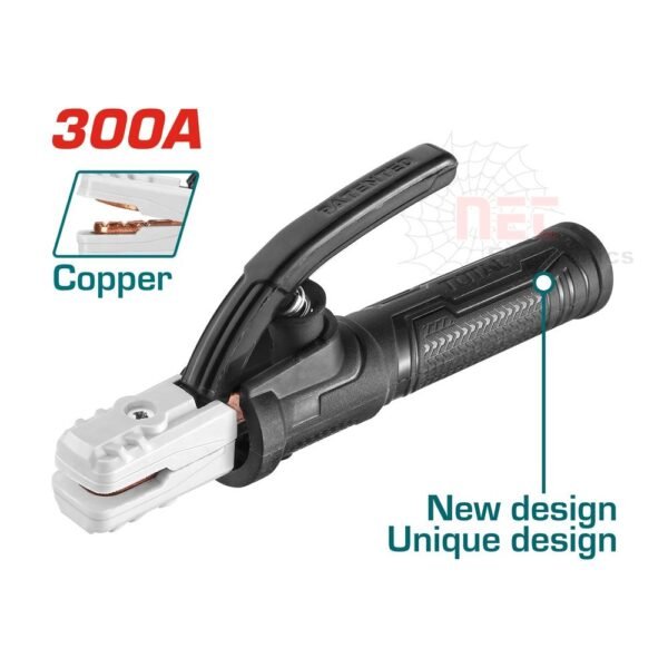 بنسة لحام 300A TOTAL قوية ومتانة عالية للأعمال الكهربائية والصناعيةTOTAL 300A Welding Pliers, strong and durable for electrical and industrial tasks