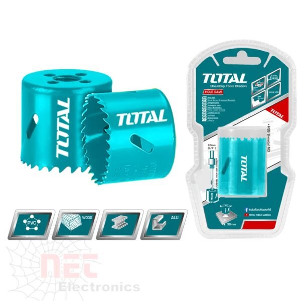 بنطة منشارية 22 ملم TOTAL عالية الجودة لتقطيع دقيق ومتقن.22mm TOTAL saw blade for precise and high-quality cutting.