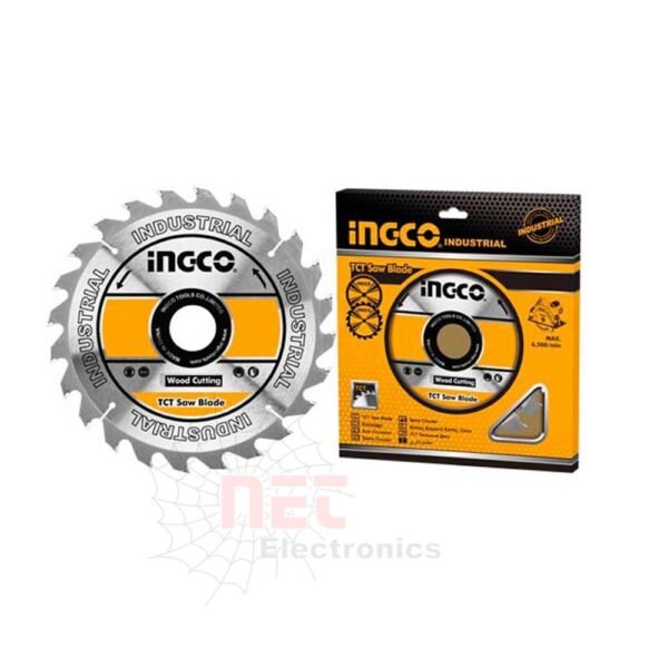 ديسك منشار 4.5 بوصة 40 سنة INGCO عالي الجودة لقطع الأخشاب بدقة واحترافية بقطر 115 مم.INGCO 4.5 Inch 40 Teeth Circular Saw Blade 115mm for precise and professional wood cutting applications.
