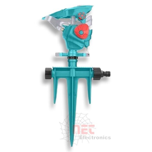 رشاش مياه زراعي 3/4 بوصة TOTAL ثلاثي المخرج لتوزيع المياه في المزارع والحدائقTOTAL 3/4 inch agricultural water sprinkler with 3 outlets for farm and garden irrigation
