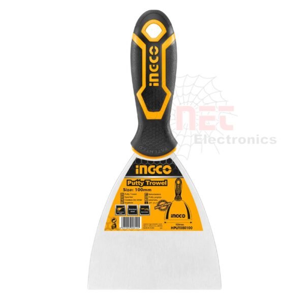 سكينة معجون INGCO 100 مل أداة فرد المعجون لتشطيب الحوائط بدقة واحترافيةINGCO Putty Knife 100ml wall finishing tool for smooth and precise putty application