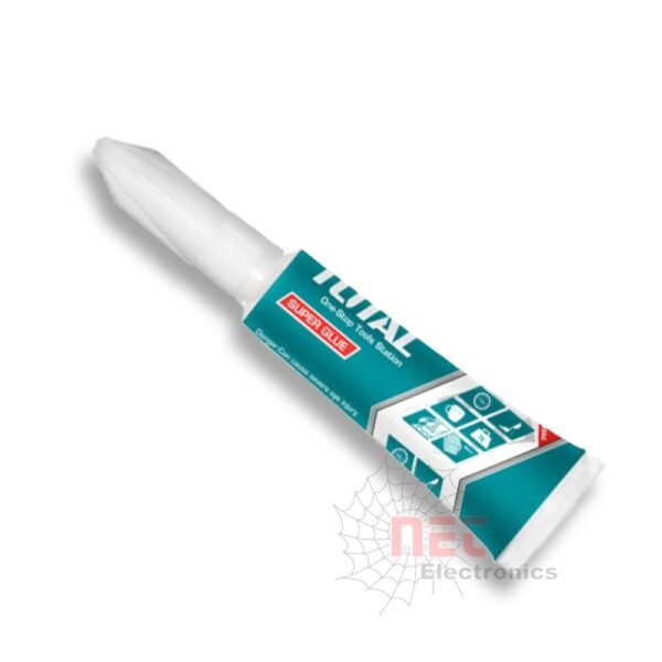 صورة عبوة سوبر جلو 3 جرام TOTAL لغراء قوي وسريع التجفيفImage of Super Glue 3 grams TOTAL bottle, strong and fast-drying adhesive