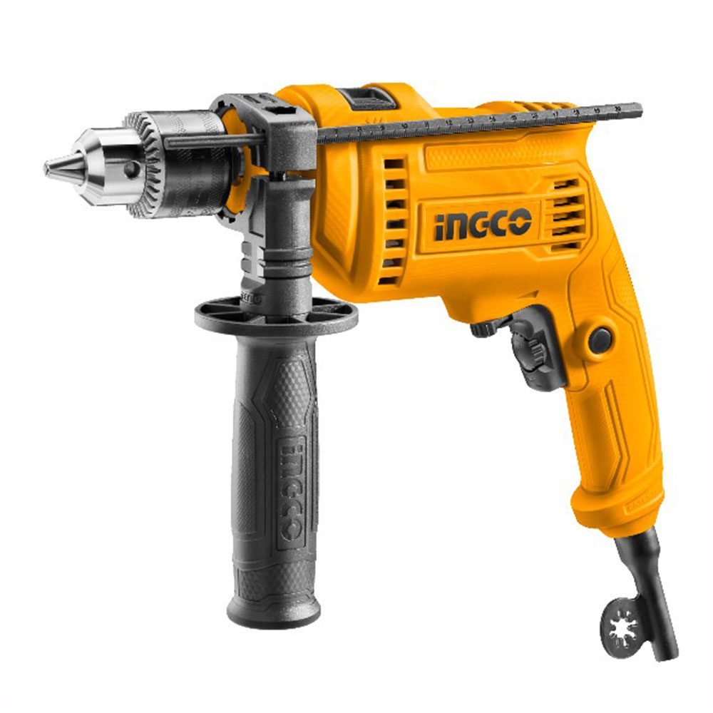 شنيور 13 مم 550 وات INGCO شنيور 13 مم 550 وات INGCO لأعمال الحفر الدقيقة والاحترافيةINGCO 13mm 550W Drill for precise and professional drilling tasks