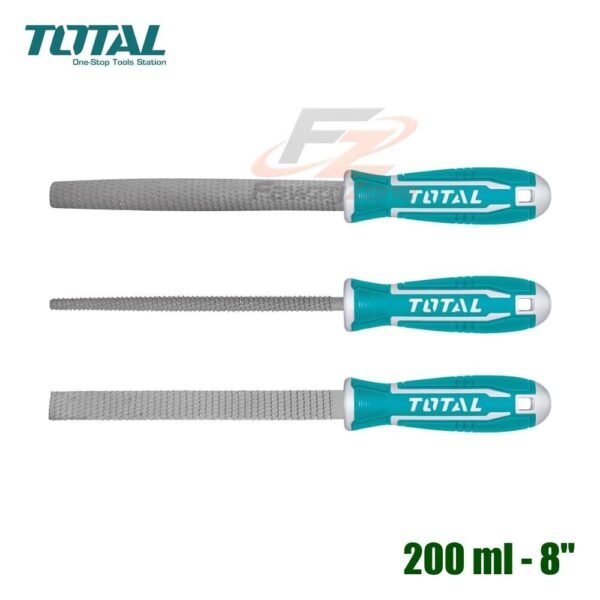 طقم مبرد خشابي 3 قطع 200 ملم TOTAL - أدوات يدوية عالية الجودة للنجارة والحدادةTOTAL 3-Piece