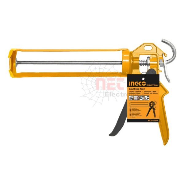 مسدس سيليكون INGCO 9 بوصة HCG1409 للاستخدام المنزلي والصناعي بدقة عاليةINGCO 9-Inch Silicone Gun HCG1409 for precise home and industrial use