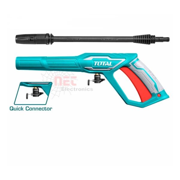 مسدس ماكينة غسيل TOTAL TGTSG026 لتنظيف السيارات والأسطح بدقة عالية من توتال**TOTAL Pressure Washer Gun TGTSG026 for powerful and precise car and surface cleaning by TOTAL Tools.