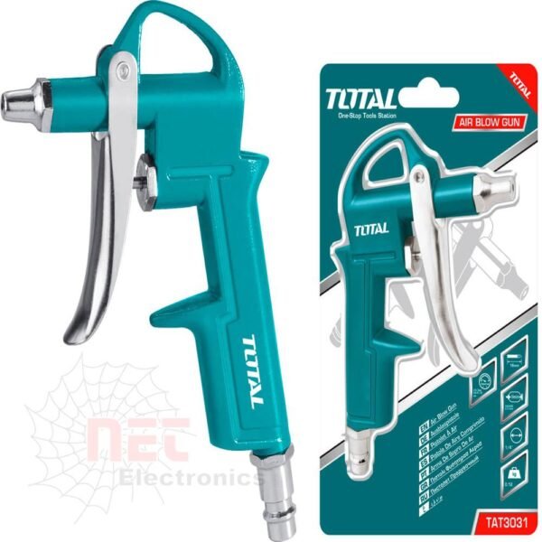 مسدس هواء بوز قصير TOTAL لتنظيف المعدات والأماكن الضيقة باستخدام الهواء المضغوطTOTAL short nozzle air blow gun for cleaning equipment and hard to reach areas with compressed air