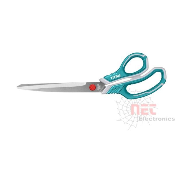 مقص اكسسوار توتال 8.5 بوصة TOTAL عالي الجودة مصنوع من خامات متينة لتقطيع دقيق ومريح.TOTAL Accessory Scissors 8.5 Inch made of durable materials for precise and comfortable cutting.