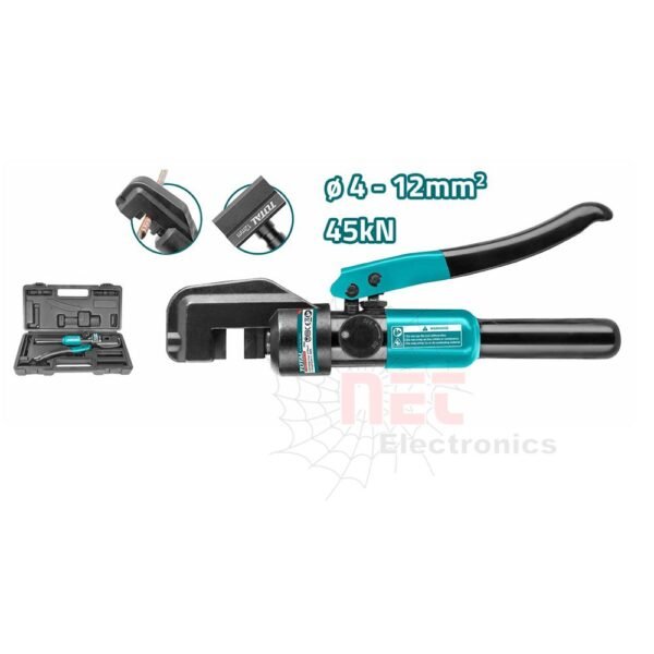 مقص تسليح هيدروليك 4-12 ملم TOTAL لقص حديد التسليح بدقة وقوة عاليةTOTAL Hydraulic Rebar Cutter 4-12mm for precise and powerful steel reinforcement cutting