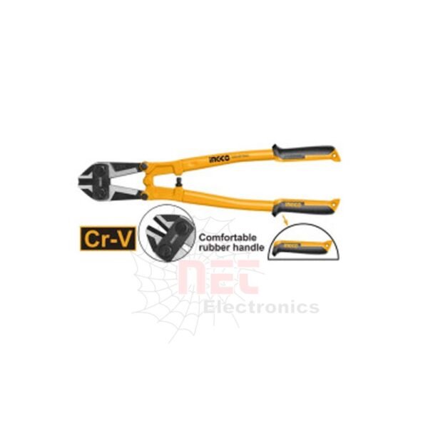 مقص حديد تسليح INGCO 8 بوصة HMBC0808 عالي التحمل لقطع حديد التسليح بدقة في أعمال البناء والحدادةINGCO rebar cutter 8 inch HMBC0808 heavy duty tool for precise cutting of steel rebar in construction and metalworking