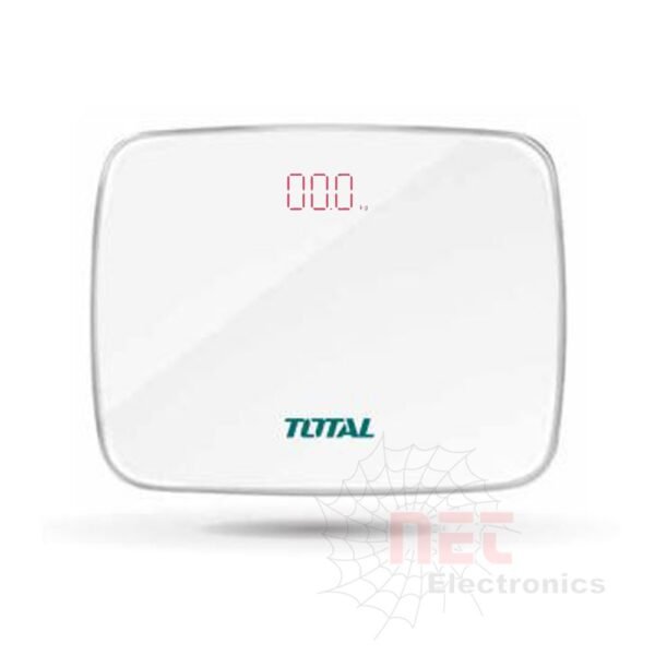 "صورة لميزان قدم ديجيتال TOTAL لقياس طول القدم بدقة عالية مع شاشة رقمية واضحة.""Image of the Digital Foot Scale TOTAL for precise foot length measurement with a clear digital display."