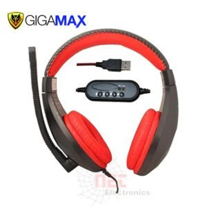 سماعة رأس GIGAMAX USB 1520 بتصميم مريح وصوت واضحGIGAMAX USB 1520 Headphones with comfortable design and clear sound