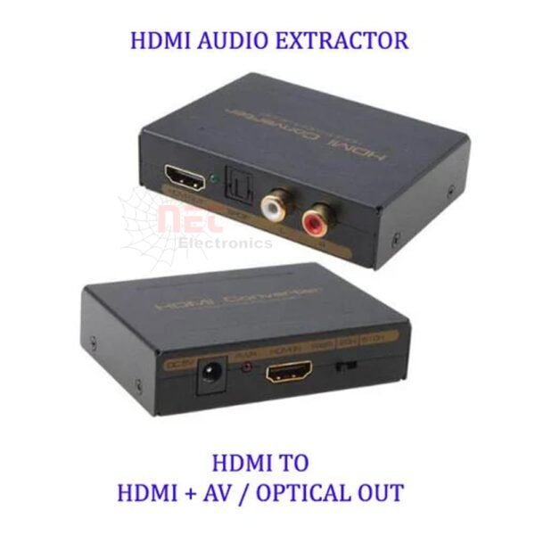 محول HDMI مع صوت - HDMI to HDMI + Audio Converter لتوصيل الفيديو والصوت بجودة عاليةHDMI to HDMI + Audio Converter - HDMI with Audio for high-quality video and sound connection