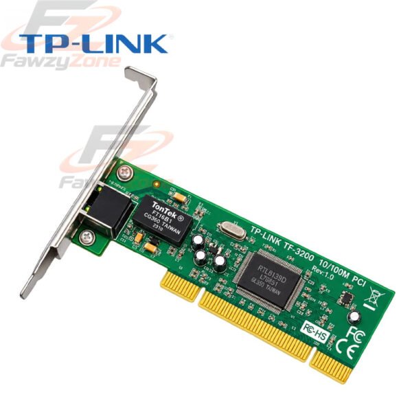 صورة كارت LAN TP-LINK TF-3200 مع رقم SKU 6935364001056 لتوصيل شبكة إيثرنت سريع ومستقر.Image