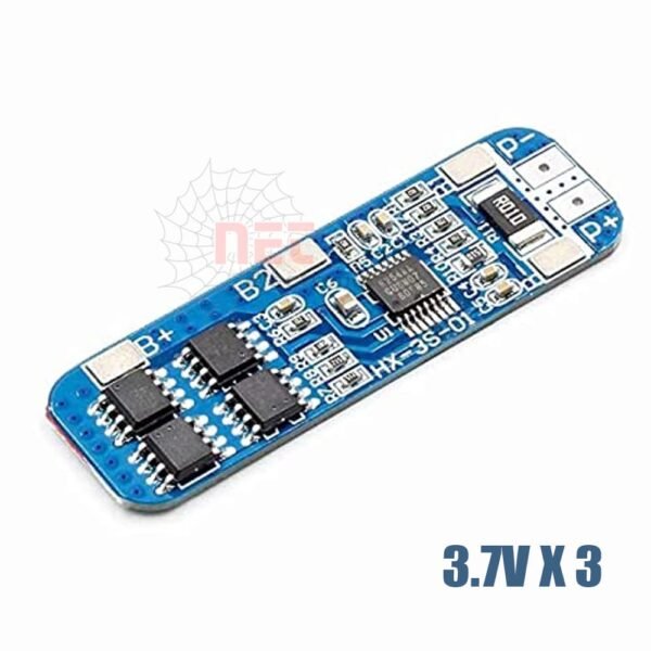 دايرة شحن 3 حجر ليثيوم 3.7 فولت 10 أمبير بدون سوكت 3S 3.7V lithium battery charging module 12V 10A without socket