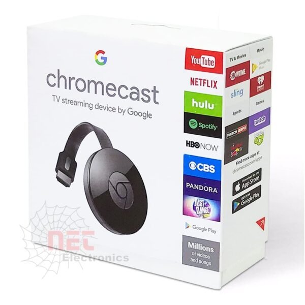 كروم كاست CHROMECAST DISPLAY MOBILE ON TV لعرض شاشة الهاتف على التلفاز لاسلكياً بجودة عاليةChromecast CHROMECAST DISPLAY MOBILE ON TV for wireless mobile screen mirroring to TV in high quality