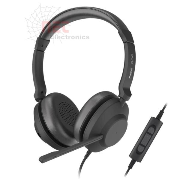 هيدفون كول سنتر Nxtel ONE CALL CENTER USB بميكروفون عازل للضوضاء مناسب للعمل المكتبي وخدمة العملاءNxtel ONE CALL CENTER headset USB with noise cancelling microphone ideal for office work and customer service