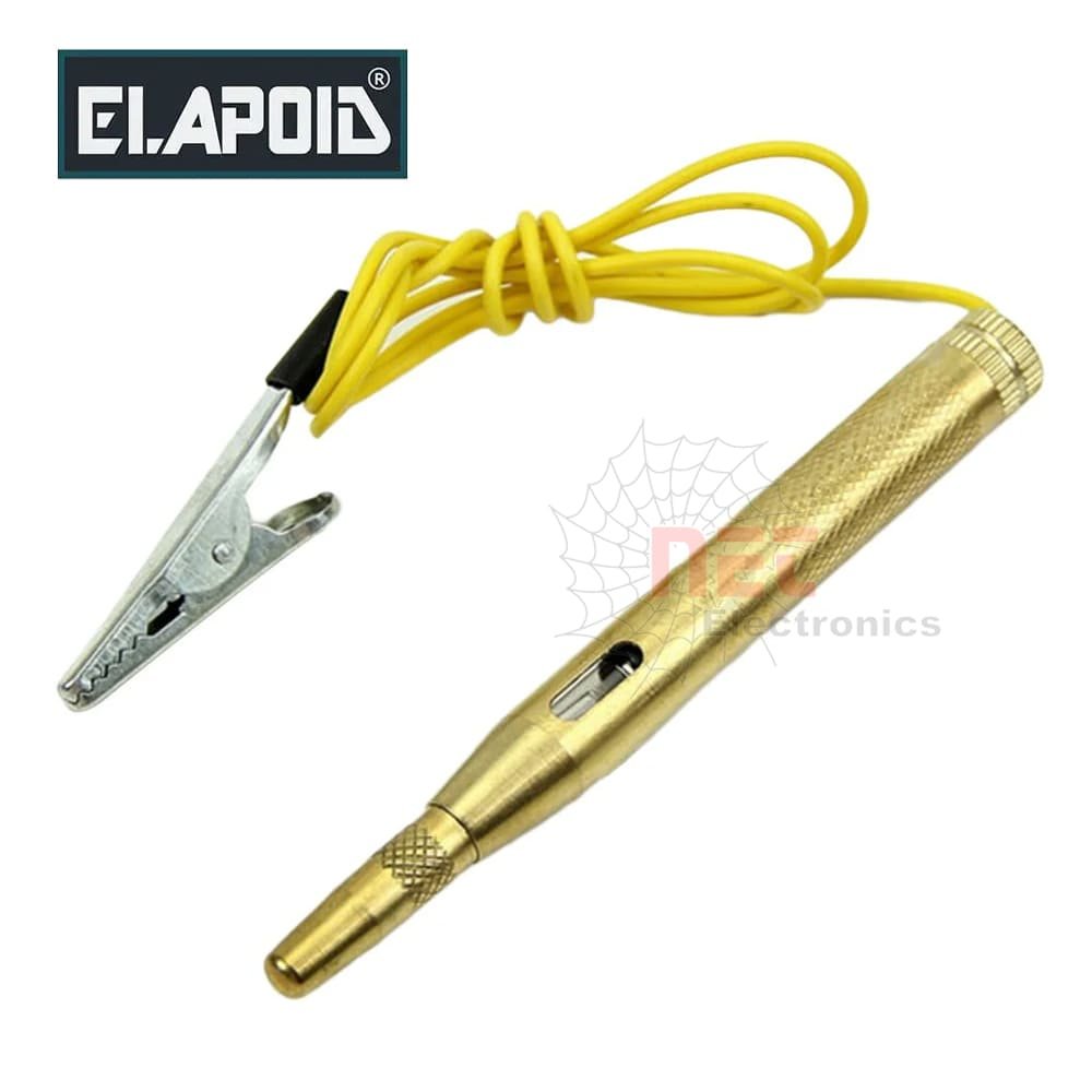 مفك اختبار الدائرة الكهربائية اليبيد ELAPOID مفك اختبار الدائرة الكهربائية اليبيد ELAPOID لفحص الجهد والتيار الكهربائي بدقة عاليةELAPOID Electrical Circuit Test Screwdriver for accurate voltage and electrical current testing