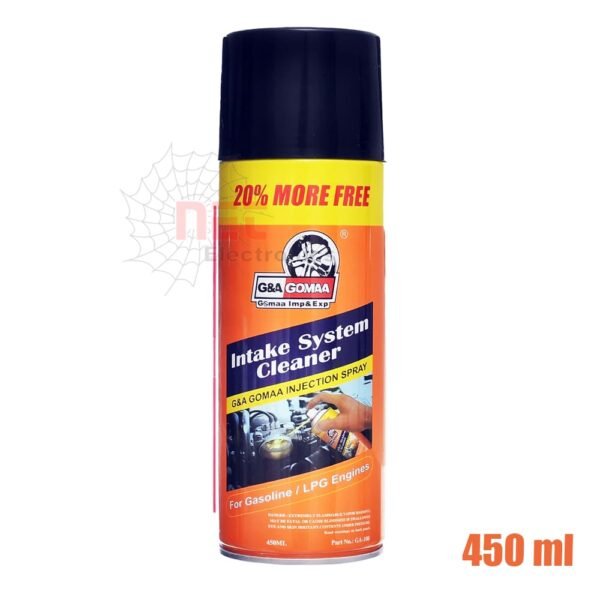 منظف بوابة الانجكشن 450 مل Intake System Cleaner لإزالة الكربون وتنظيف نظام سحب الهواء وتحسين أداء المحركIntake System Cleaner 450ml throttle body and air intake cleaner for removing carbon deposits and improving engine performance
