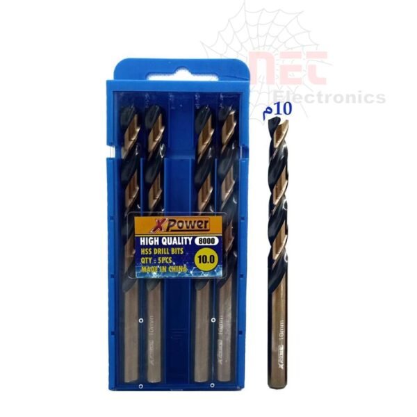 بنطة 10 ملم حدادي XPOWER - بنطة 10 ملم حدادي XPOWER الأصلية للثقب في المعادن Original XPOWER 10mm HSS metal drilling bit
