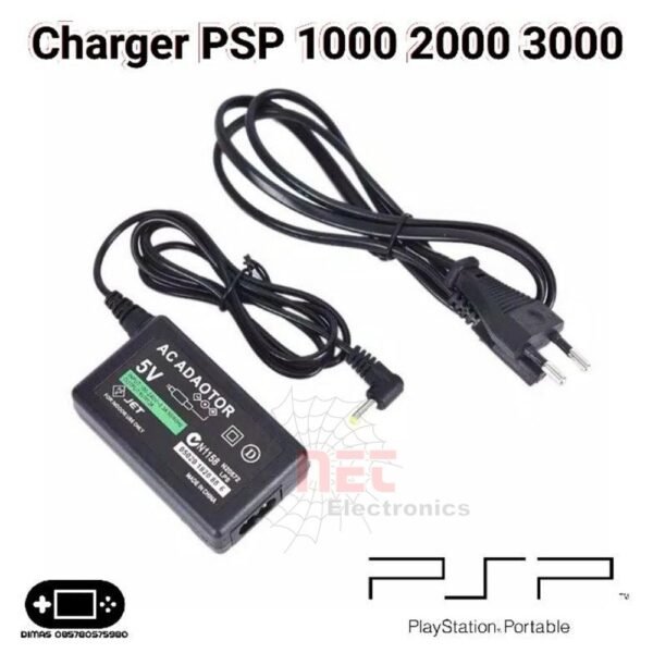 شاحن بلاي ستيشن 1000-2000-3000 PSP - شاحن بلاي ستيشن 1000-2000-3000 PSP الأصلي Original PSP 1000-2000-3000 Charger power adapter