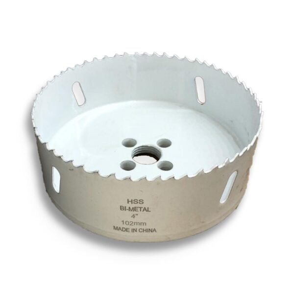 بنطة منشارية 102 مم شيلي - بنطة منشارية 102 مم شيلي لأعمال ثقب الأخشاب بدقة عالية 102mm Sheli hole saw bit for precise wood cutting