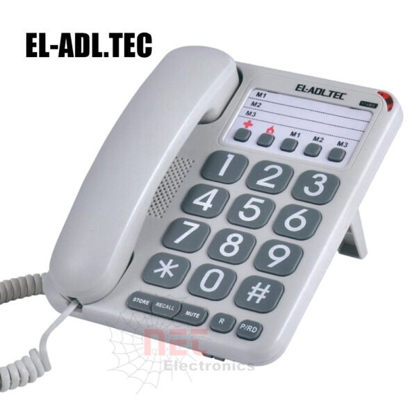 تليفون العدل تك 114 بدون شاشة EL-ADL-TEC - تليفون العدل تك 114 بدون شاشة EL-ADL-TEC للمكاتب والمنازل EL-ADL-TEC 114 landline telephone without screen for office and home