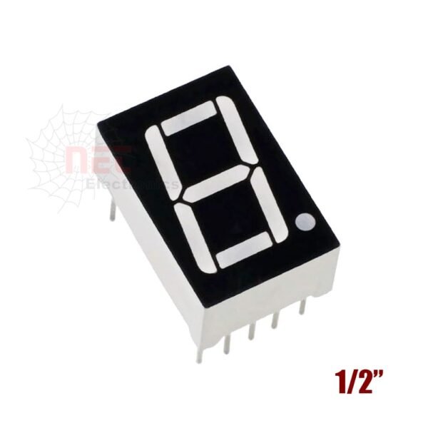 سيفن سيجمنت 1/2 بوصة لعرض الأرقام الرقمية بدقة 1/2 inch 7Segment Display for digital electronics projects