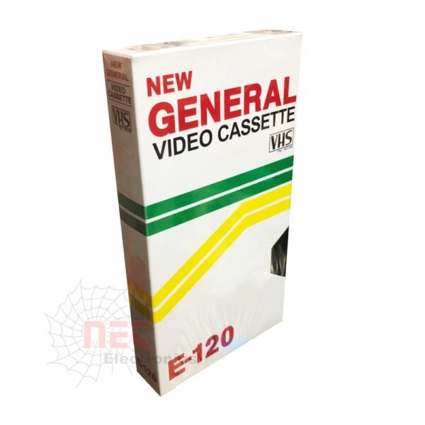شريط فيديو 120 GENERAL - شريط فيديو 120 GENERAL الأصلي للتسجيل والأرشفة التناظرية GENERAL 120 video tape cassette for classic recording and archiving