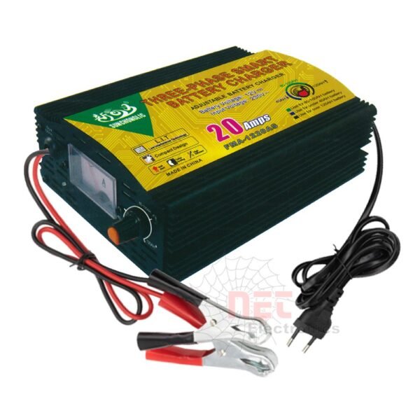 شاحن بطاريات 12V 20A SUNCHONGLIC - شاحن بطاريات 12V 20A SUNCHONGLIC الأصلي للشحن السريع والآمن Original SUNCHONGLIC 12V 20A battery charger for fast and safe charging