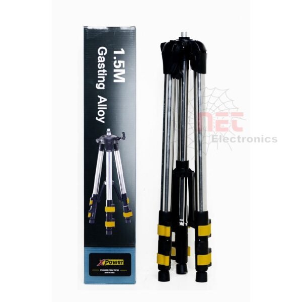 حامل ثلاثى القوائم 150 سم من XPOWER - حامل ثلاثى القوائم 150 سم من XPOWER لتصوير احترافي وثابت XPOWER 150cm Tripod Stand for professional and stable photography