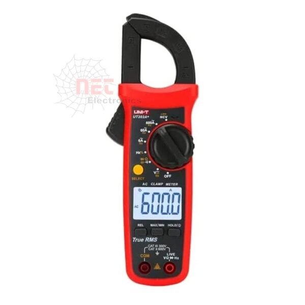 كلامب +202A من UNI-T - كلامب +202A من UNI-T لقياس التيار والفولت بدقة عالية UNI-T UT202A+ digital clamp meter for precise electrical measurements