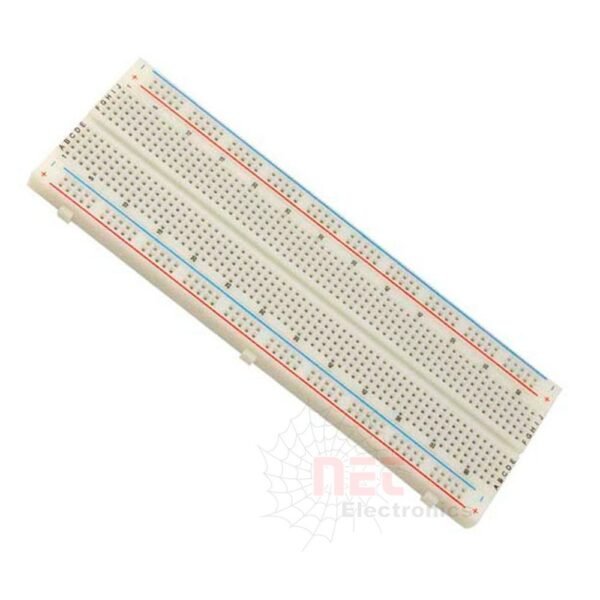 بريد بورد 20×30 BREAD BOARD - لوحة بريد بورد 20×30 BREAD BOARD لتوصيل وتجربة الدوائر الإلكترونية بدون لحام Bread board 20x30 MB-102 for solderless electronic circuit prototyping