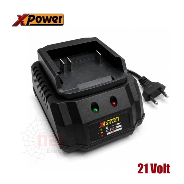 شاحن 21V استاند ديسك توب XPOWER لتشغيل الأدوات اللاسلكية XPOWER 21V desktop charger station for cordless tools
