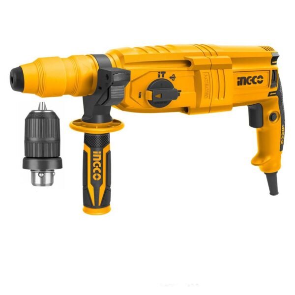 هيلتي 26 ملم 800 واط - هيلتي 26 ملم 800 واط مع ظرف الكتروني انكو INGCO 26mm 800W Rotary Hammer with electronic chuck
