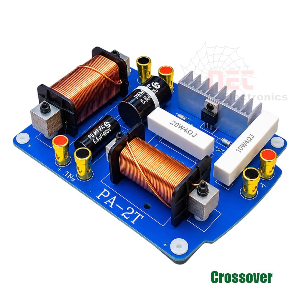 دائرة صوت كروس أوفر 2Woofer+Tweeter موديل DK PA-280/725 دائرة صوت كروس أوفر موديل DK PA-280/725 لتوزيع الترددات DK PA-280/725 Audio Crossover Board for Woofer and Tweeter