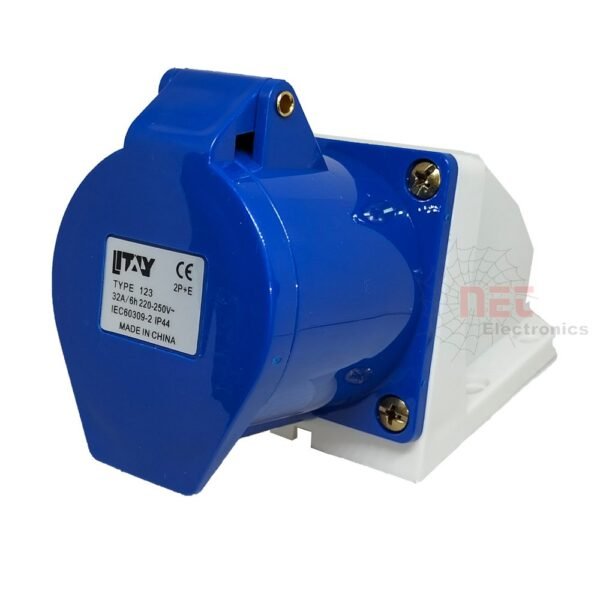 فيشة صناعي 3 فاز نتاية - فيشة صناعي 3 فاز نتاية مطابقة للمواصفات العالمية Industrial 3 phase female socket IEC60309-2 IP44