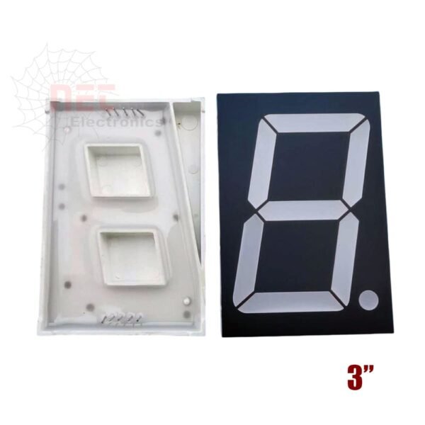 شاشة عرض سيفن سيجمنت 3 بوصة للمشاريع الإلكترونية 3 inch 7segment display for electronic projects