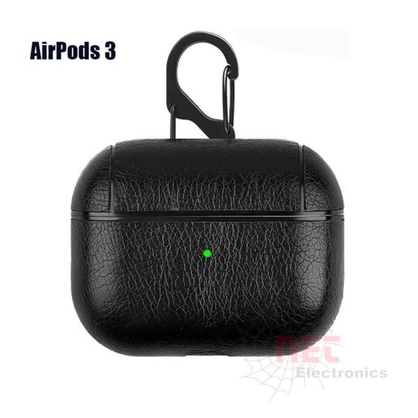 جراب ايربودز 3 جلد - جراب ايربودز 3 جلد فاخر لحماية وأناقة السماعات Luxury leather AirPods 3 case protector