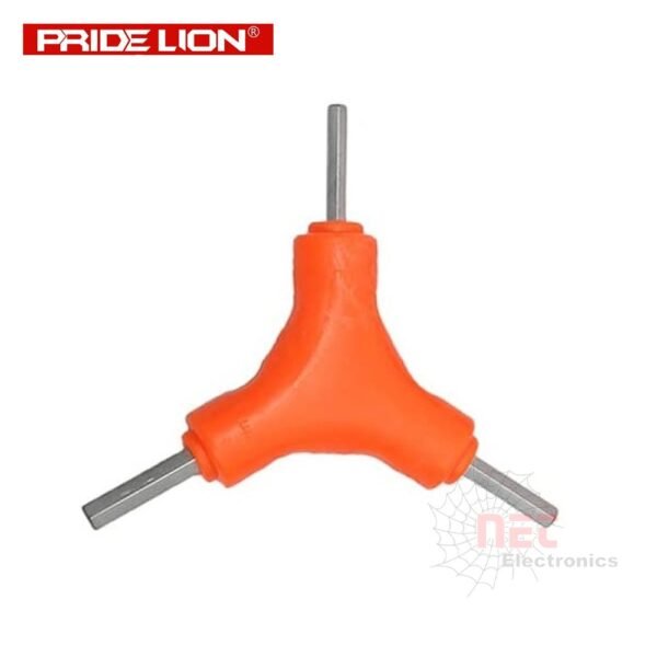 الانكيه 3 مقاسات بيد بلاستك PRIDE - طقم الانكيه 3 مقاسات بيد بلاستك PRIDE للصيانة المنزلية PRIDE plastic handle hex key set for maintenance