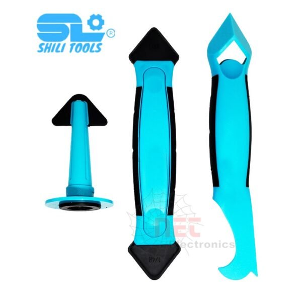 طقم قشاطة سلكون 3 قطع - طقم قشاطة سلكون 3 قطع لأعمال العزل والتشطيب SL SEALANT TOOL SET 3-piece silicone scraper kit