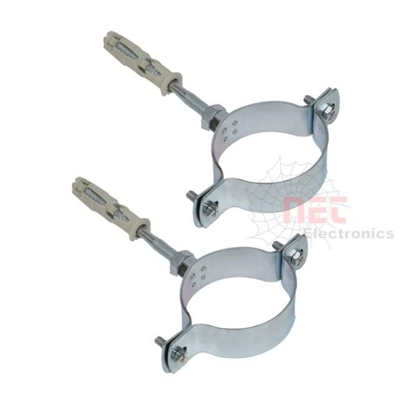 طقم افيز سباكة 3/4 بوصة - طقم افيز سباكة 3/4 بوصة معدني قوي لتثبيت الأنابيب والمواسير Durable 3/4 inch metal plumbing clamp set for pipe fixing