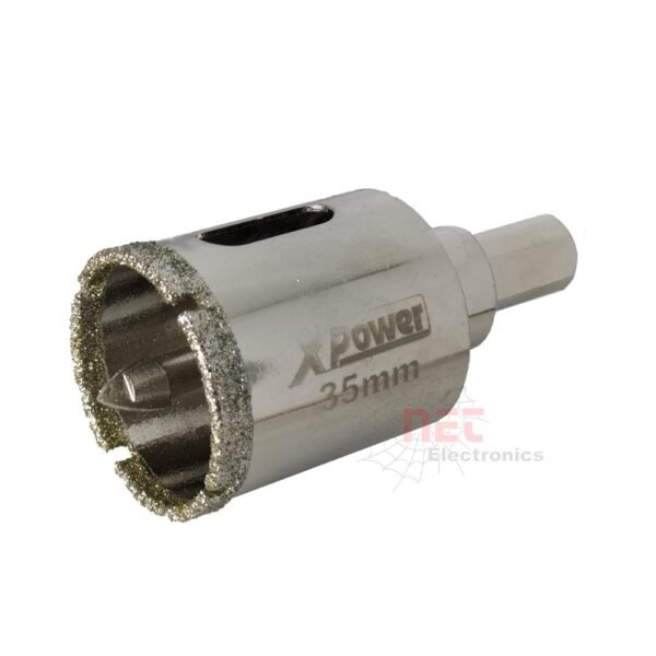 بنطة سيراميك 35mm - بنطة سيراميك 35mm بالدليل على كرت XPOWER 35mm ceramic drill bit with guide on XPOWER card