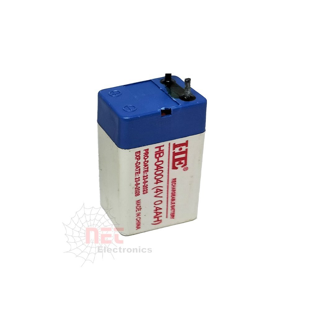 بطارية كشاف 4V 400 بطارية كشاف 4V 400 - بطارية كشاف 4V 400 قابلة للشحن لإضاءة الطوارئ Rechargeable بطارية كشاف 4V 400 for emergency lights