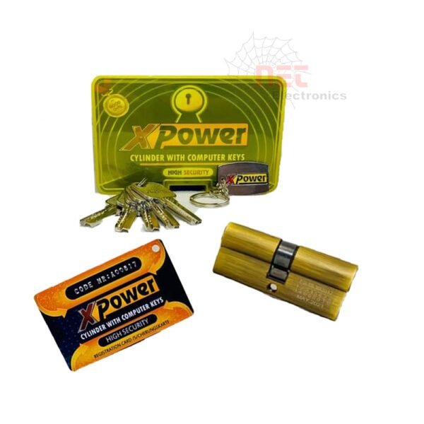 قلب كالون سليندر 5 مفتاح كمبيوتر XPOWER - قلب كالون سليندر 5 مفتاح كمبيوتر XPOWER مع المفاتيح XPOWER cylinder lock core with 5 computer keys