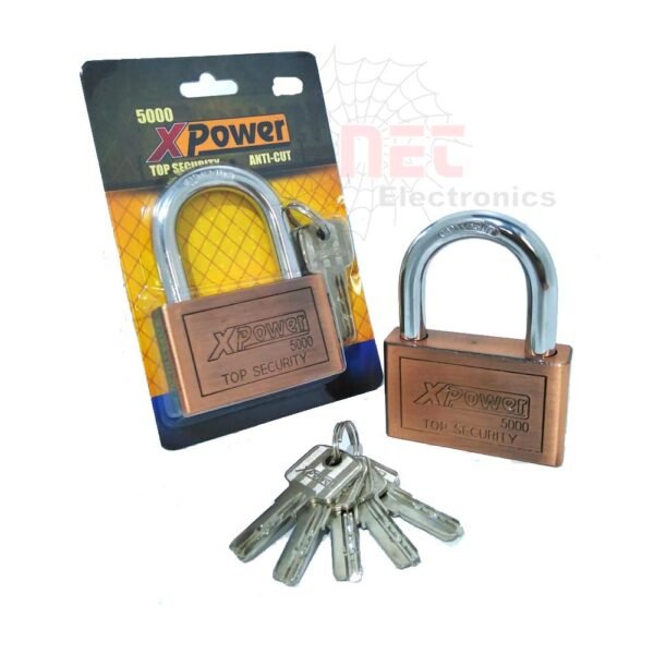 قفل 5000 مقاس 60 ملم XPOWER - قفل 5000 مقاس 60 ملم XPOWER قوي ومتين للحماية XPOWER 5000 padlock 60mm strong and secure