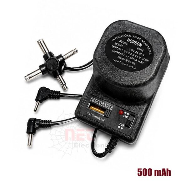 أدبتر مدرج 500mA مل سويتش مسطرة لتشغيل الأجهزة الإلكترونية 500mA stepped adapter with ruler switch for electronics