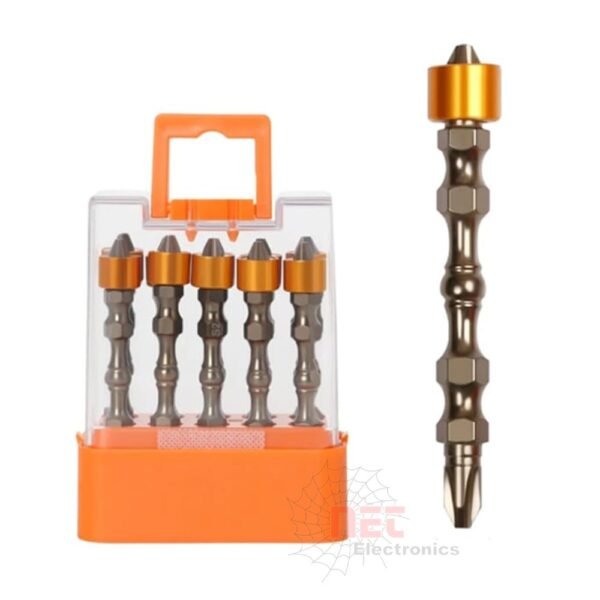 بنطة لقمة مفك ناحيتين 65 ملم - بنطة لقمة مفك ناحيتين 65 ملم في علبة ممغنطة 8000 XPOWER 65mm double-sided screwdriver bit in magnetic case XPOWER
