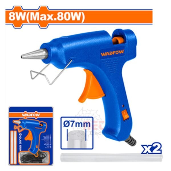 مسدس شمع رفيع 80W وات WADFOW - مسدس شمع رفيع 80W وات WADFOW للاستخدامات اليدوية والمنزلية WADFOW 80W Slim Glue Gun for DIY and home crafts